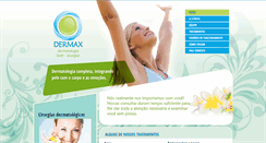 Desktop Screenshot of dermax.com.br